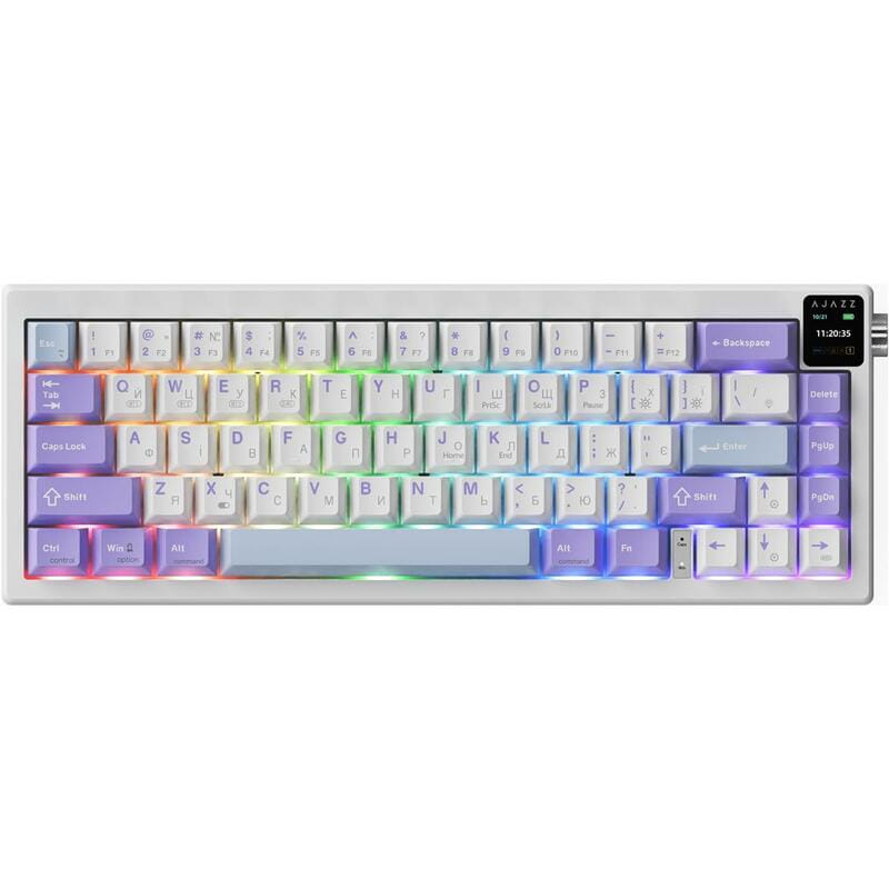 Клавиатура беспроводная Ajazz AK650 Flying Fish Switch Purple (AK650-FF-PWB)_sample