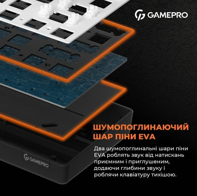 Клавиатура GamePro MK130R Red Swich Hot-Swap RGB Black_sample