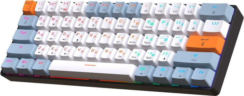 Клавиатура GamePro MK130R Red Swich Hot-Swap RGB Black_sample