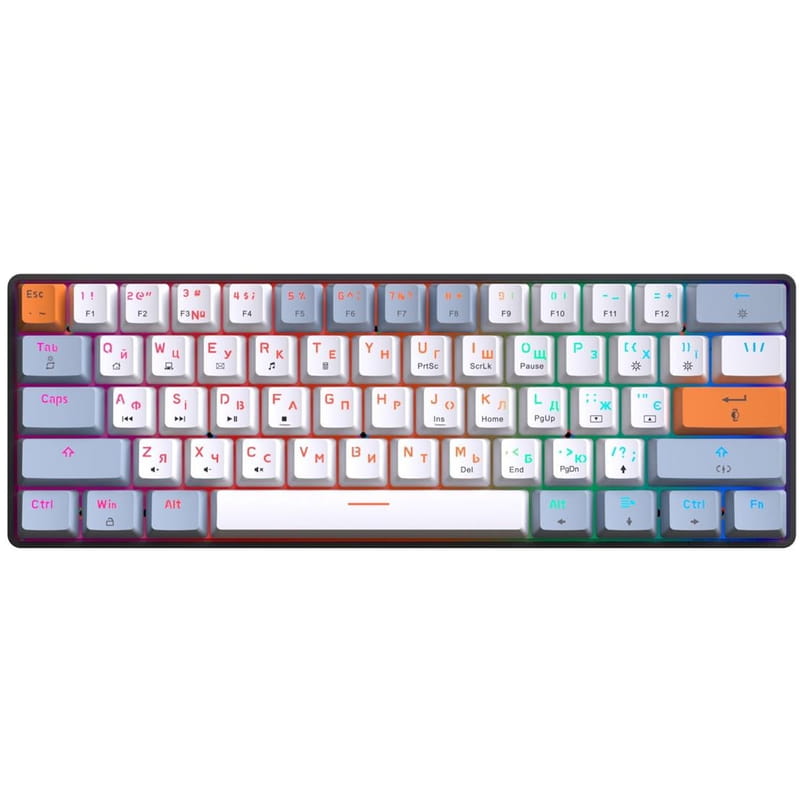 Клавиатура GamePro MK130R Red Swich Hot-Swap RGB Black_sample