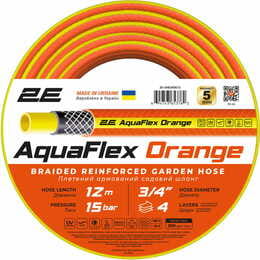 Шланг 2Е AquaFlex Orange 3/4" 12м (2E-GHE34OE12)