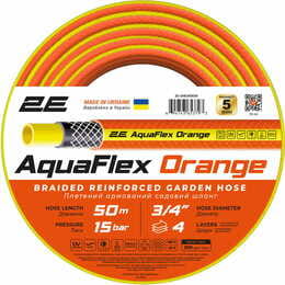 Шланг 2Е AquaFlex Orange 3/4" 50м (2E-GHE34OE50)