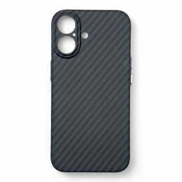 Чохол-накладка BeCover Carbonite Case MagSafe для Apple iPhone 16 Black (712067)