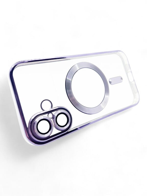 Чeхол-накладка BeCover TPU Chrome Case MagSafe для Apple iPhone 16 Plus Purple (712079)