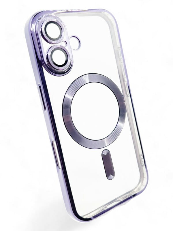 Чeхол-накладка BeCover TPU Chrome Case MagSafe для Apple iPhone 16 Plus Purple (712079)