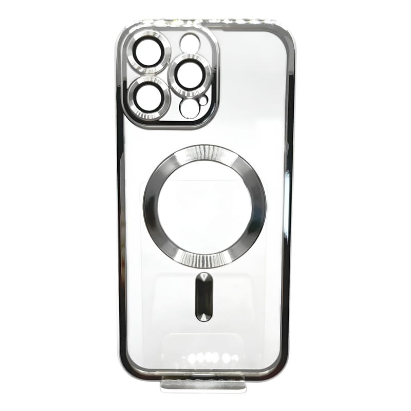 Чохол-накладка BeCover TPU Chrome Case MagSafe для Apple iPhone 16 Pro Silver (712083)