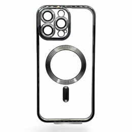 Чохол-накладка BeCover TPU Chrome Case MagSafe для Apple iPhone 16 Pro Max Black (712085)