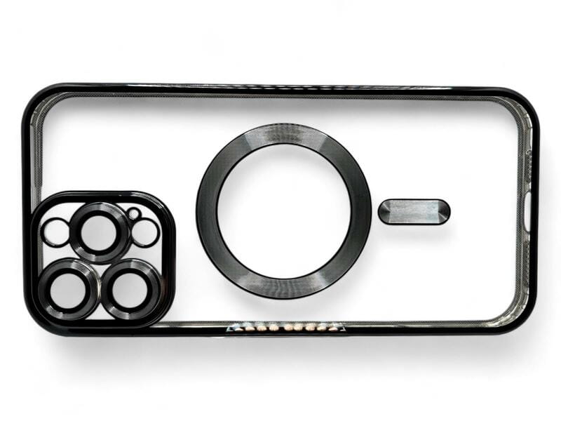 Чeхол-накладка BeCover TPU Chrome Case MagSafe для Apple iPhone 16 Pro Max Black (712085)