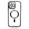 Фото - Чeхол-накладка BeCover TPU Chrome Case MagSafe для Apple iPhone 16 Pro Max Black (712085) | click.ua