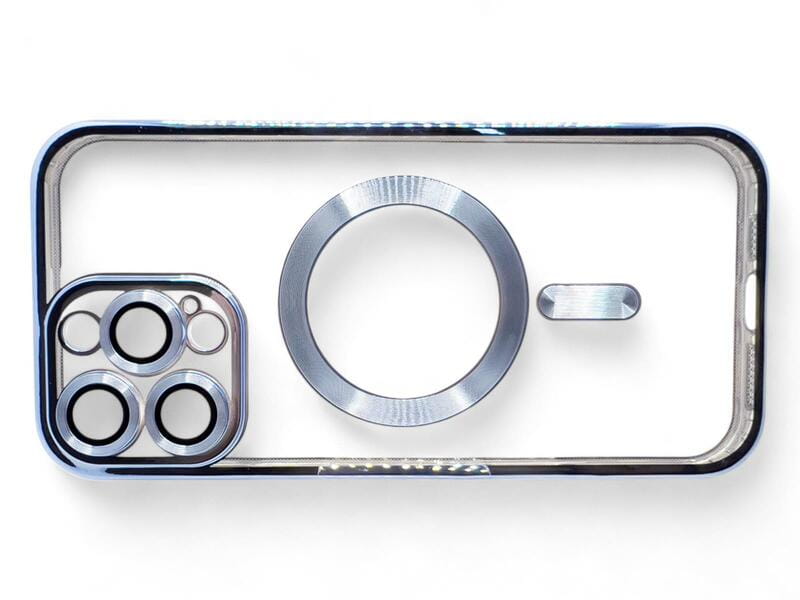 Чохол-накладка BeCover TPU Chrome Case MagSafe для Apple iPhone 16 Pro Max Sierra Blue (712087)