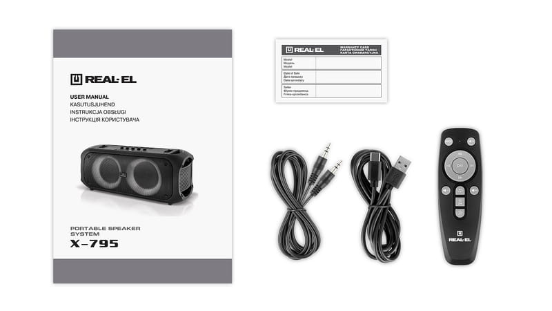 Акустическая система REAL-EL X-795 Black
