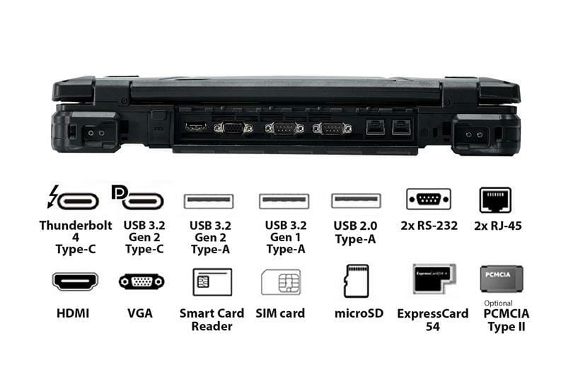Ноутбук Durabook Z14I (Z4E2R3DA3BXX) Black