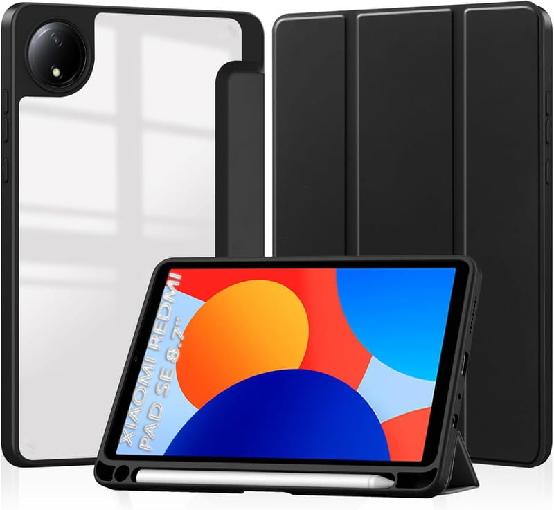 Чохол-книжка BeCover Soft Edge TPU для Xiaomi Redmi Pad SE 8.7 Black (712564)