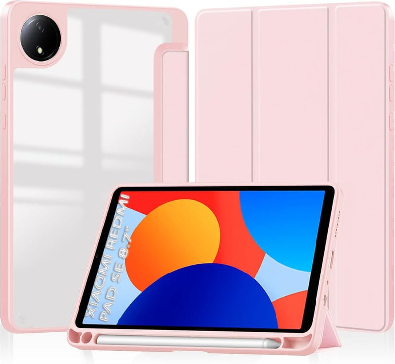 Чохол-книжка BeCover Soft Edge TPU для Xiaomi Redmi Pad SE 8.7 Pink (712570)
