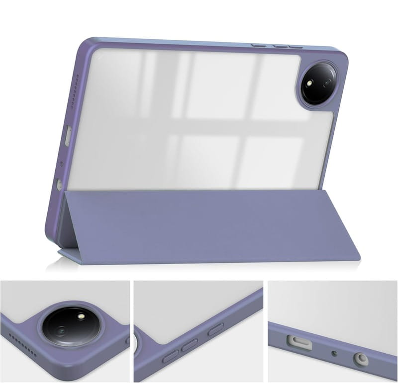 Чехол-книжка BeCover Soft Edge TPU для Xiaomi Redmi Pad SE 8.7 Purple (712571)