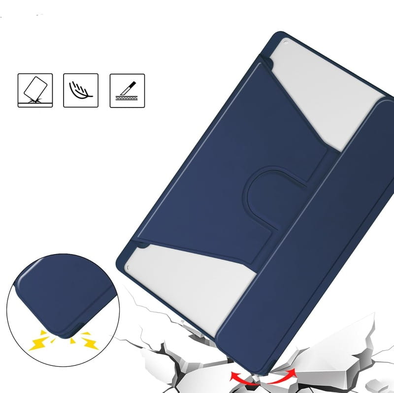 Чохол з бездротовою клавіатурою BeCover 360° Rotatable для Samsung Galaxy Tab S6 Lite 10.4 SM-P620/SM-P625/SM-P627 Deep Blue (712588)