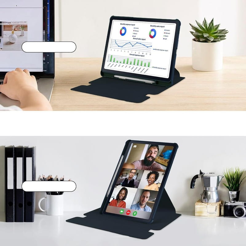 Чохол з бездротовою клавіатурою BeCover 360° Rotatable для Samsung Galaxy Tab S6 Lite 10.4 SM-P620/SM-P625/SM-P627 Deep Blue (712588)