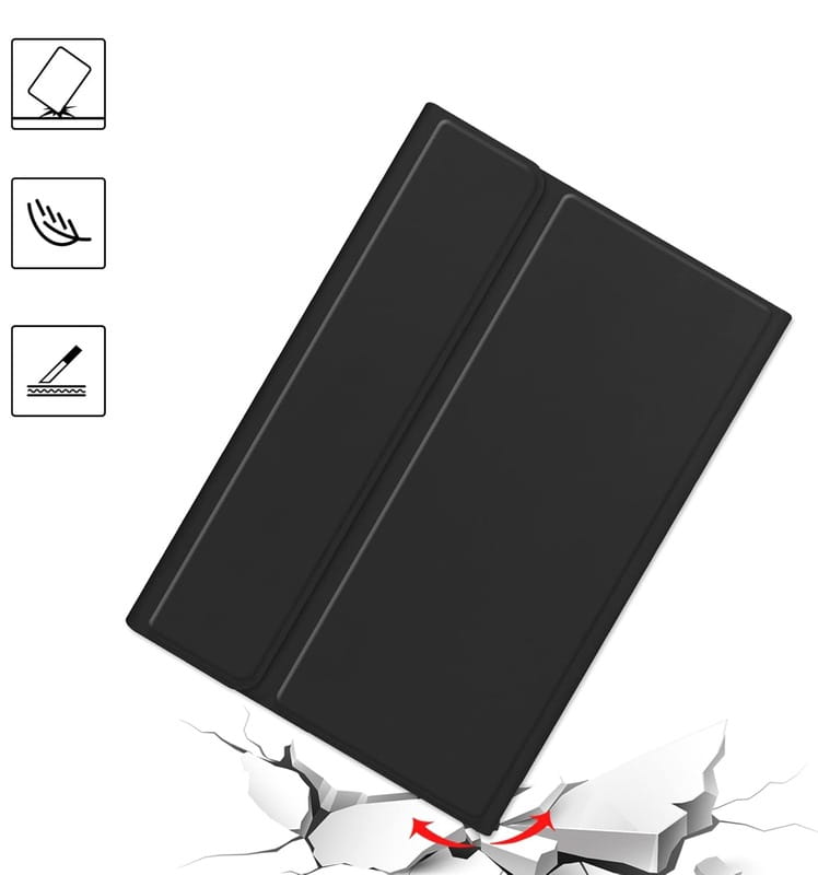 Чехол с беспроводной клавиатурой (TouchPad) BeCover для Apple iPad Air 11 (2024/2025)	Black (712595)