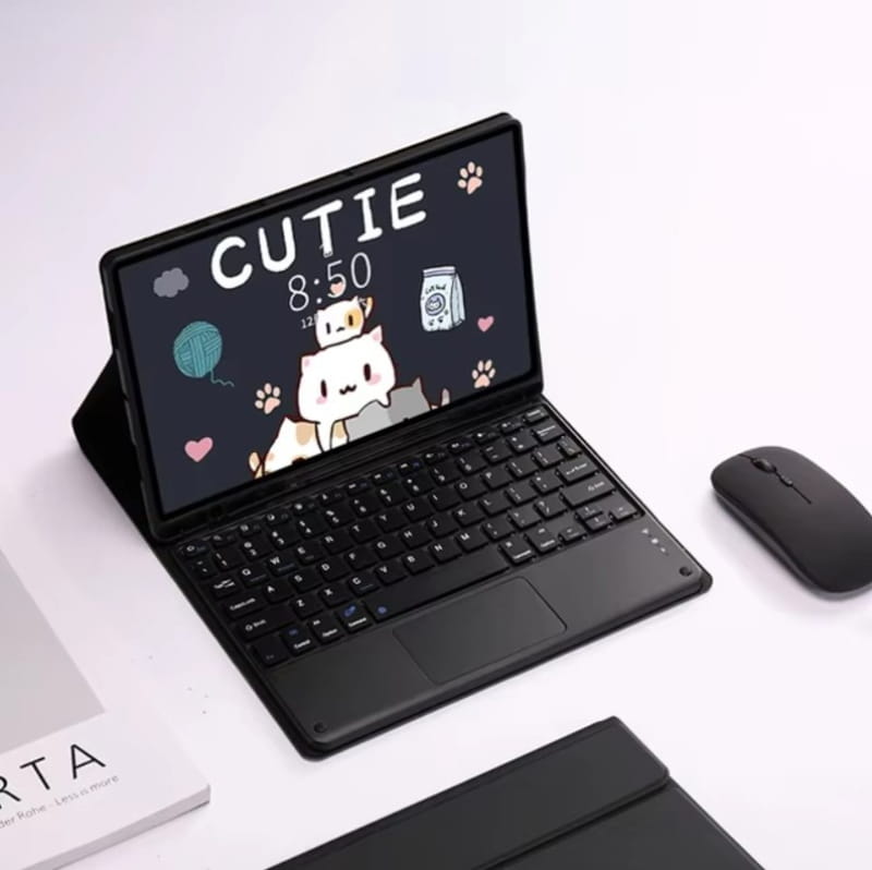 Чехол с беспроводной клавиатурой (TouchPad) BeCover для Apple iPad Air 13 (2024/2025) Black (712601)