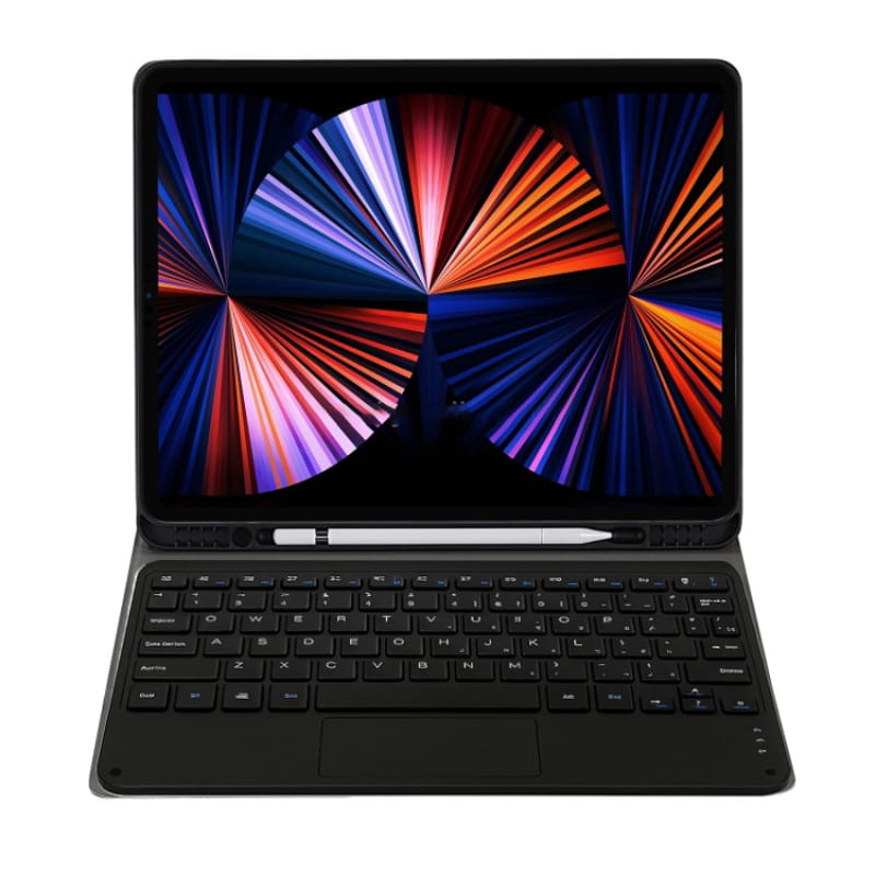 Чехол с беспроводной клавиатурой (TouchPad) BeCover для Apple iPad Air 13 (2024/2025) Black (712601)