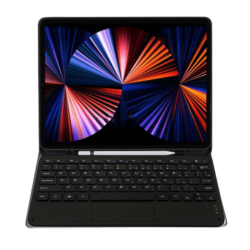 Чохол з бездротовою клавіатурою (TouchPad) BeCover для Apple iPad Pro 12.9 (2020/2021/2022) Deep Blue (712382)