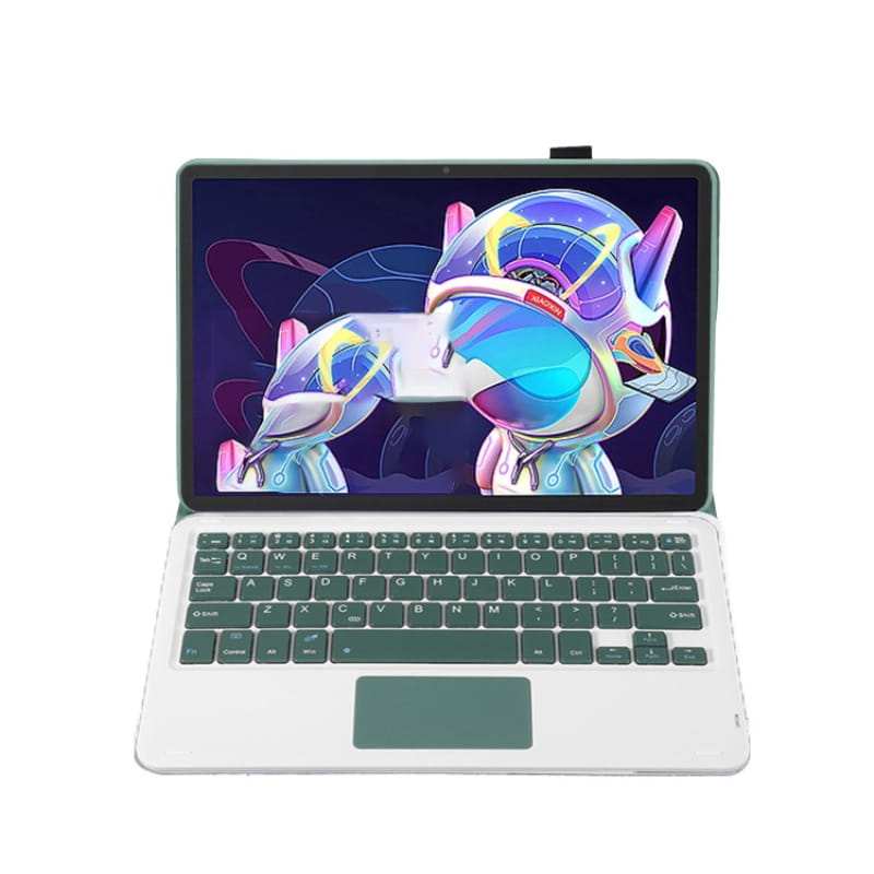 Чехол с беспроводной клавиатурой (TouchPad) BeCover для Lenovo Tab M10 Plus TB-125F (3rd Gen)/K10 Pro TB-226 Dark Green (712392)