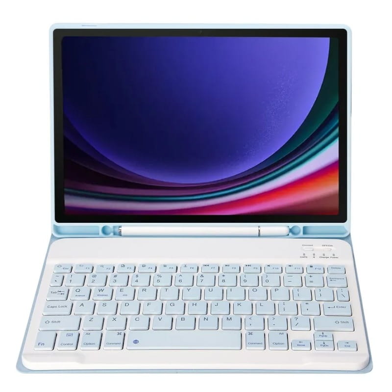 Чохол з бездротовою клавіатурою BeCover для Samsung Galaxy Tab A9 SM-X115 Light Blue (712358)