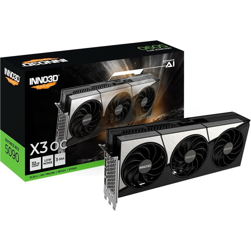 Вiдеокарта GF RTX 5090 32GB GDDR7 X3 OC Inno3D (N50903-32D7X-17593928)