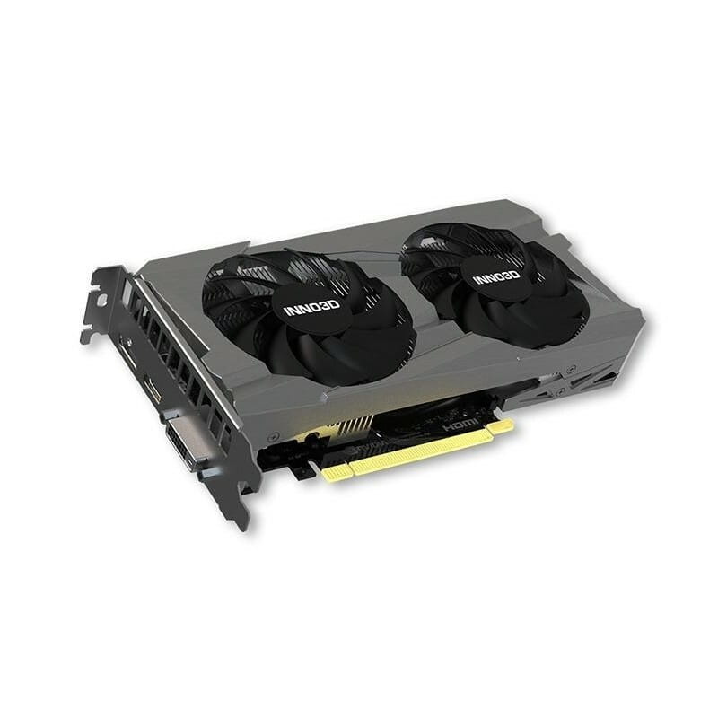 Вiдеокарта GF RTX 3050 6GB GDDR6 Twin X2 V2 Inno3D (N30502-06D6-1880VA60)