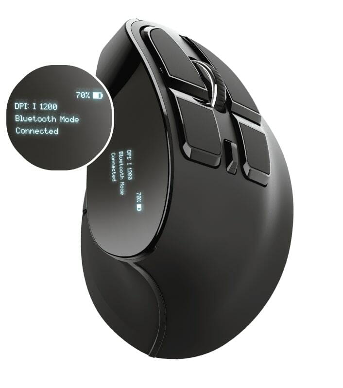 Мышь беспроводная Trust Voxx Rechargeable Ergonomic Black (23731)