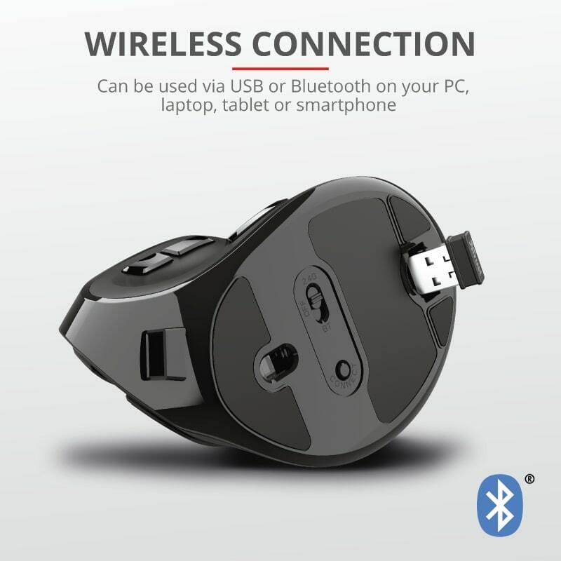 Миша бездротова Trust Voxx Rechargeable Ergonomic Black (23731)
