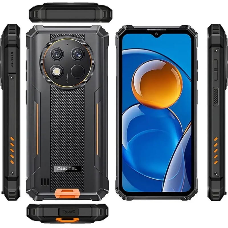 Смартфон Oukitel G1 6/256GB Orange (6931940757881)