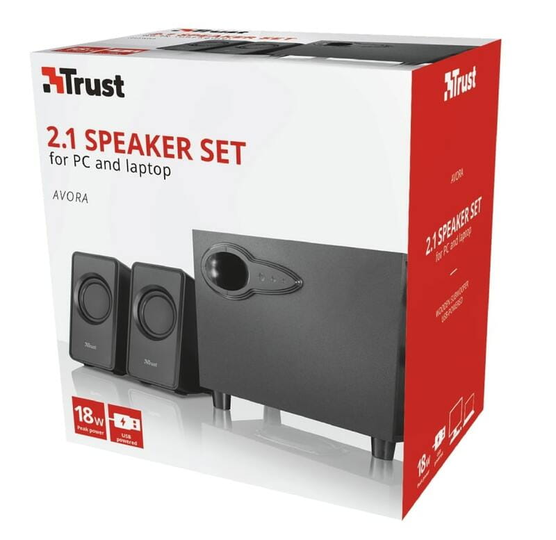 Акустическая система Trust Avora 2.1 Speaker Set USB (20442)