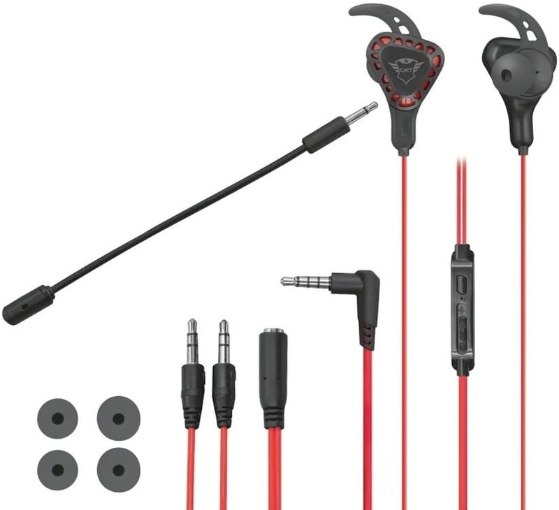 Гарнiтура Trust GXT 408 Cobra Multiplatform Red (23029)