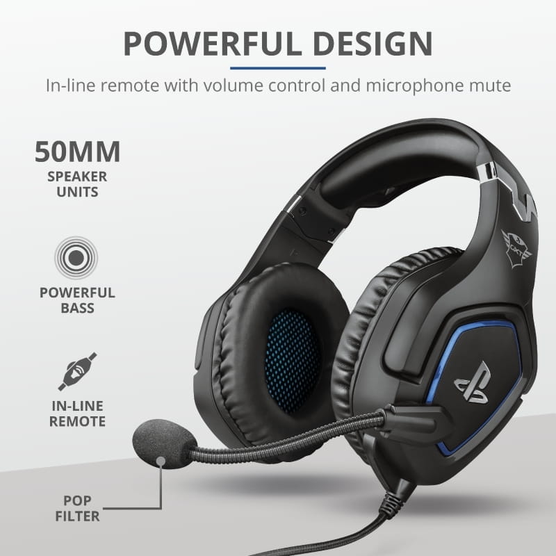 Гарнитура Trust GXT 488 Forze-G для PS4 Black (23530)