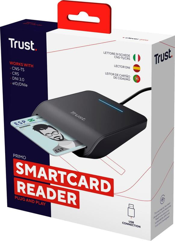 Смарт-кардрідер Trust Primo Black (23890)