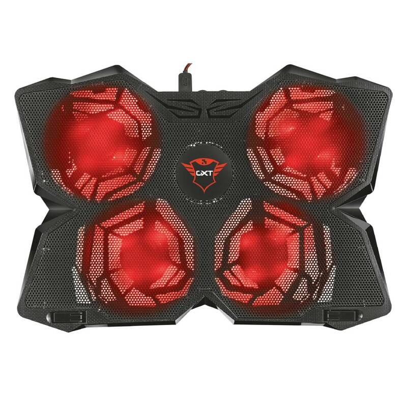 Охлаждающая подставка для ноутбука Trust GXT 278 Notebook Cooling Stand 17.3" Black (20817)