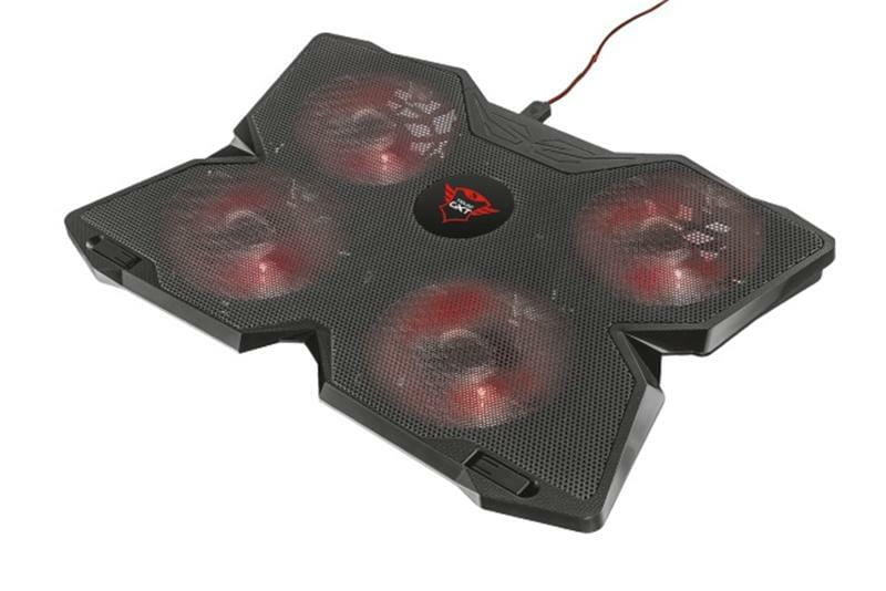 Охлаждающая подставка для ноутбука Trust GXT 278 Notebook Cooling Stand 17.3" Black (20817)