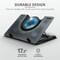 Фото - Охолоджуюча підставка для ноутбука Trust GXT 1125 Quno Blue LED 17.3" Black (23581) | click.ua