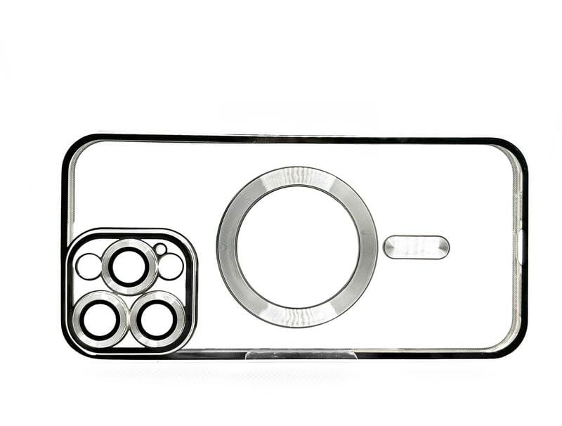 Чeхол-накладка BeCover TPU Chrome Case MagSafe для Apple iPhone 16 Pro Max Silver (712088)