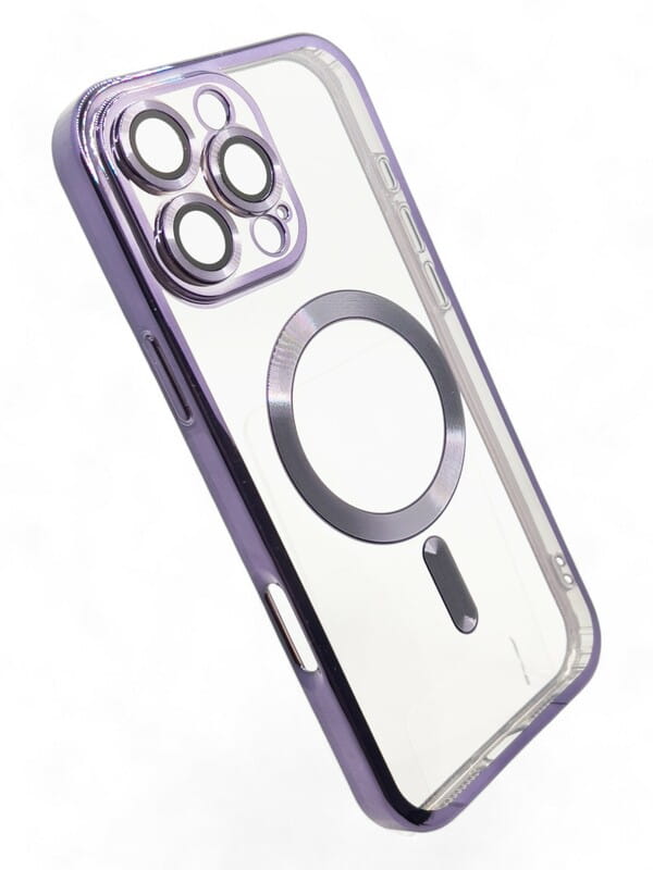 Чохол-накладка BeCover TPU Chrome Case MagSafe для Apple iPhone 16 Pro Max Purple (712089)