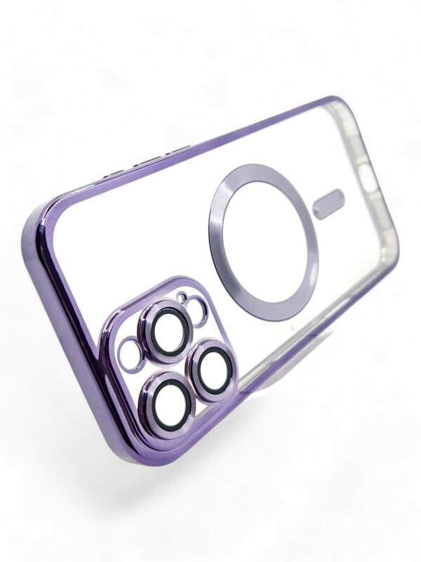 Чохол-накладка BeCover TPU Chrome Case MagSafe для Apple iPhone 16 Pro Max Purple (712089)