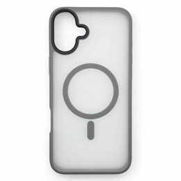 Чeхол-накладка BeCover Metal Buttons Case MagSafe для Apple iPhone 16 Gray (712092)