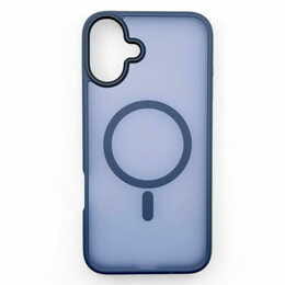 Чeхол-накладка BeCover Metal Buttons Case MagSafe для Apple iPhone 16 Plus Blue (712094)