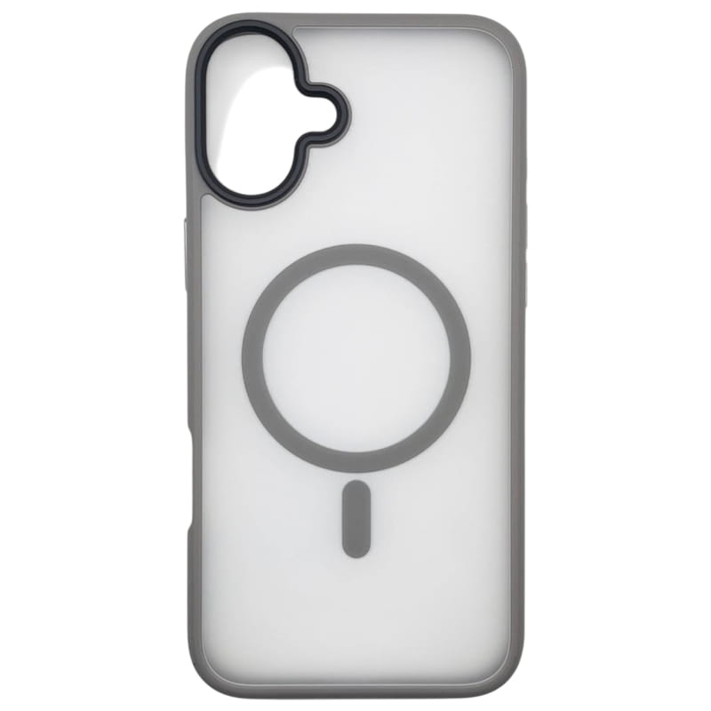 Чохол-накладка BeCover Metal Buttons Case MagSafe для Apple iPhone 16 Plus Gray (712095)