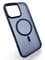 Фото - Чохол-накладка BeCover Metal Buttons Case MagSafe для Apple iPhone 16 Pro Max Blue (712100) | click.ua