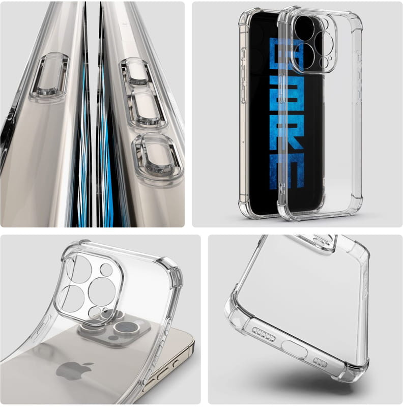 Чeхол-накладка BeCover Anti-Shock для Apple iPhone 16 Pro Max Clear (712113)