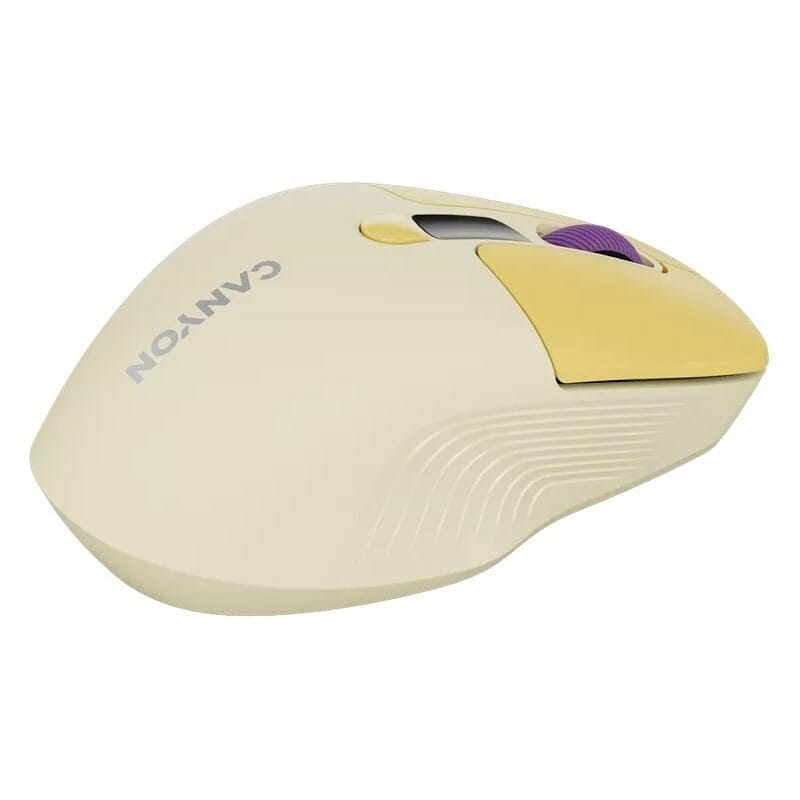 Миша бездротова Canyon MW-26 Silent Dual Mode Yellow (CNS-CMSW26Y)