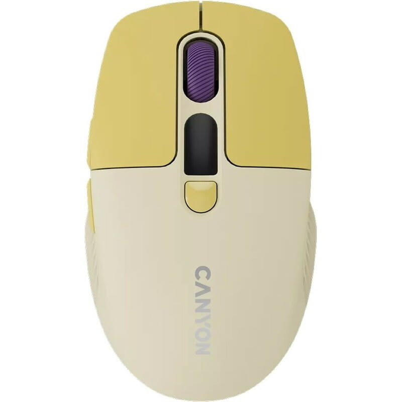 Миша бездротова Canyon MW-26 Silent Dual Mode Yellow (CNS-CMSW26Y)