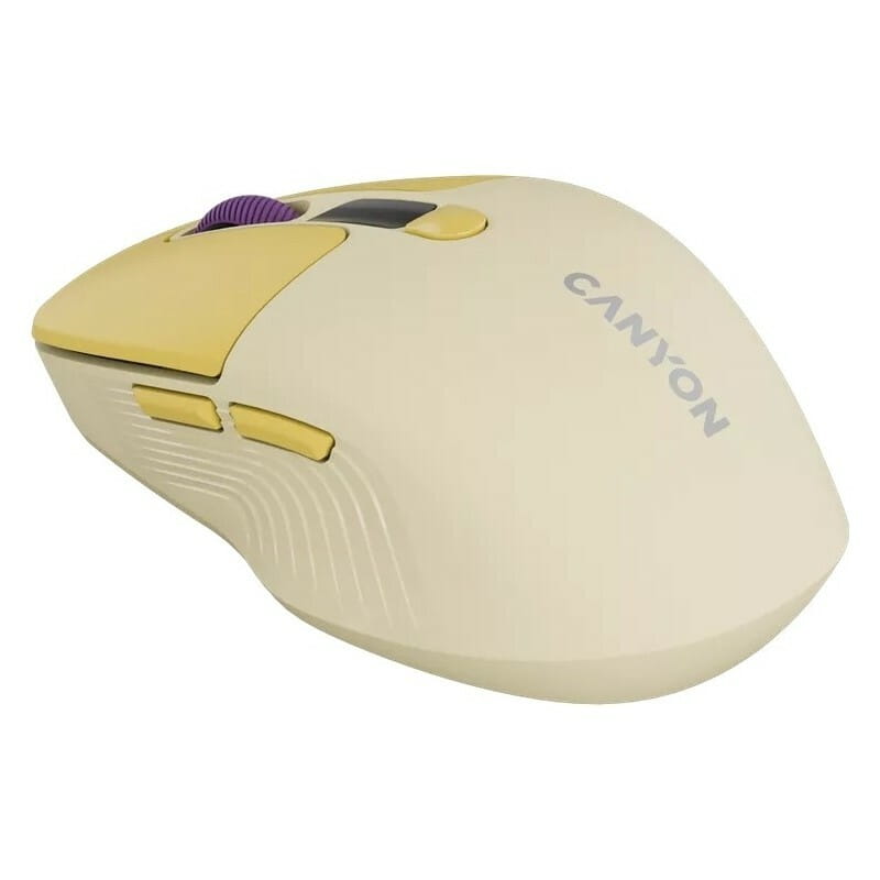 Миша бездротова Canyon MW-26 Silent Dual Mode Yellow (CNS-CMSW26Y)